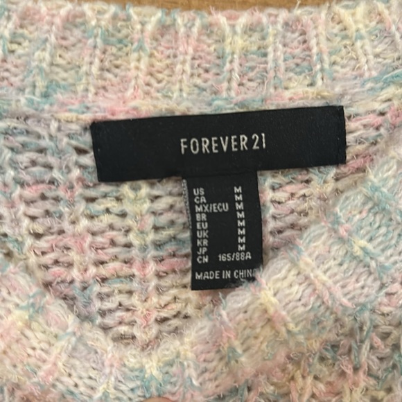 Forever 21 knit sweater multi color - Picture 2 of 5